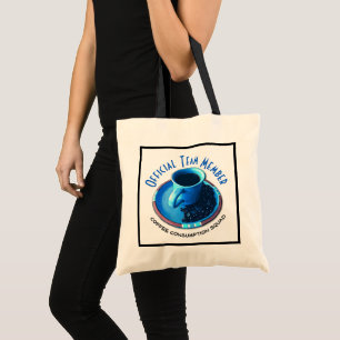 Tote Bag Typographie humoristique de l'amateur de café pers