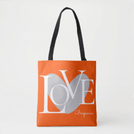 Tote Bag Typographie moderne LOVE Design de texte