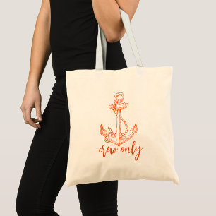 Tote Bag Typographie Moderne Mignonne Élégante Nautique