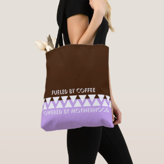 Tote Bag Typographie par bandes féminine | Citation de mama