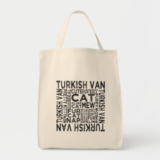 Tote Bag Typographie turque Van Cat