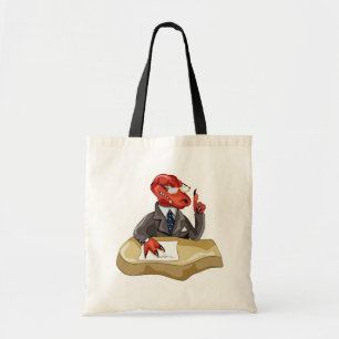 Tote Bag Tyrannosaurus Rex Boss Assis À Un Bureau. 2