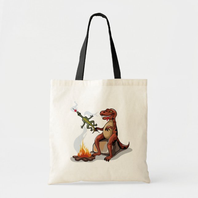 Tote Bag Tyrannosaurus Rex Cuisine Nourriture Au-Dessus D'U (Devant)