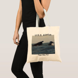 Tote Bag U.S.S. Atlantus Shipwreck Cape May New Jersey