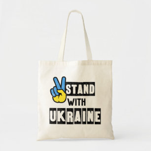 Tote Bag Ukraine Russie Guerre-I Stent avec l'Ukraine Polit