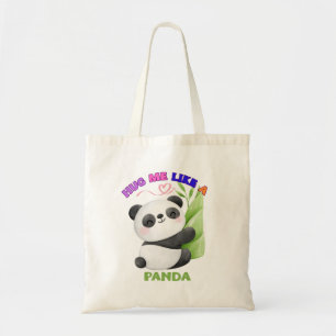 🐼 Tote Bag - Umarmt mich wie ein Panda Tragetasche