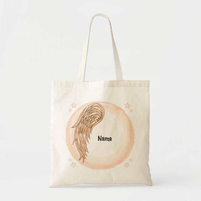 Tote Bag un ange à aile (Devant)