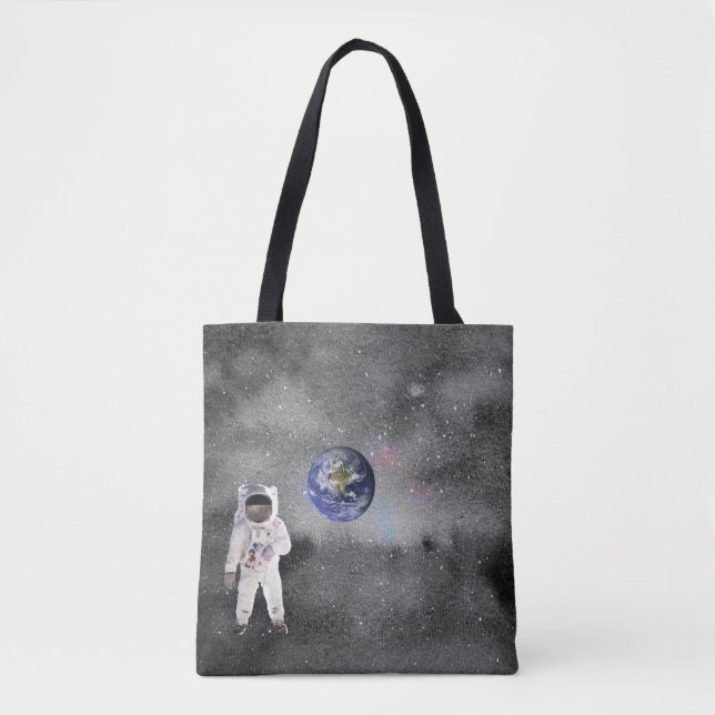Tote Bag Un astronaute dans l'espace extra-atmosphérique Vi (Devant)