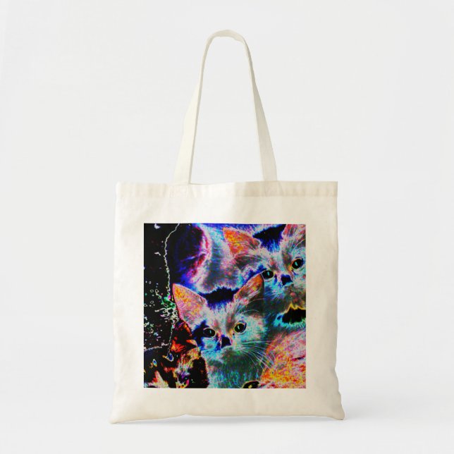 Tote Bag Un Bouguet des chatons (Devant)