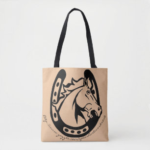 Tote Bag "Un cheval sauvage ne pouvait pas me faire"