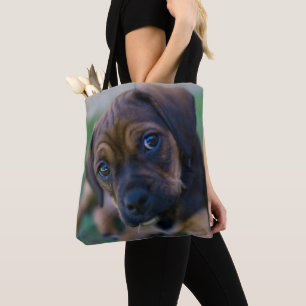 Tote Bag Un chiot de beagle de croix de carlin (Puggle)