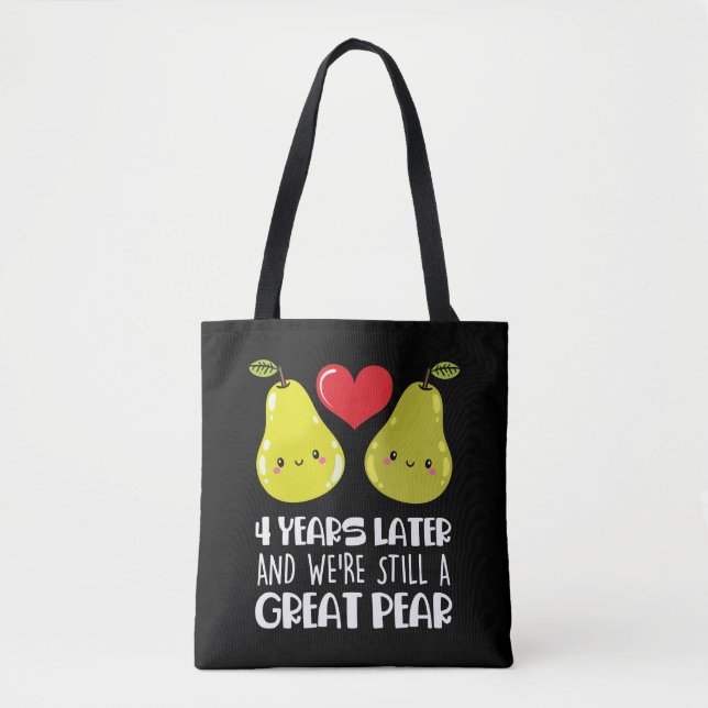 Tote Bag Un couple marié à l'occasion du 4e anniversaire de (Devant)