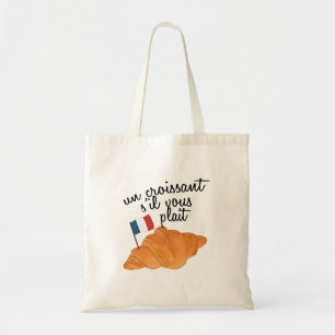 Tote Bag Un Croissant S'il Vous Plait - Français