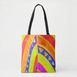 Tote Bag Un design d'art tribal extraordinaire de Barcelone