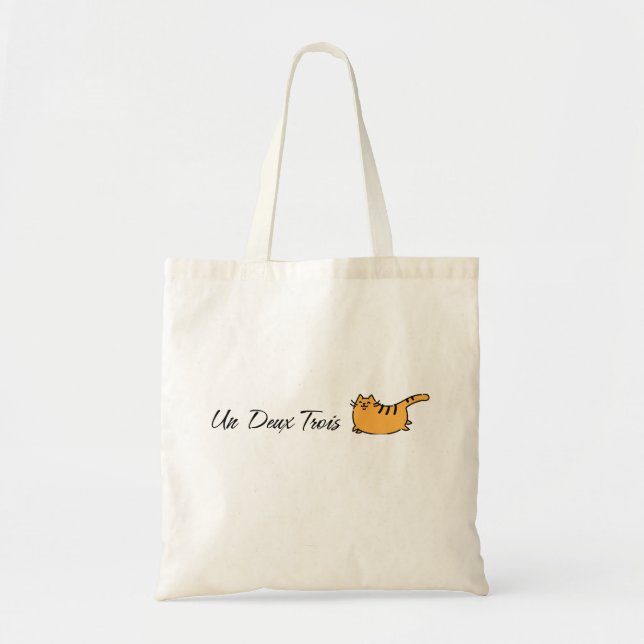 Tote Bag Un Deux Trois Cat (Devant)