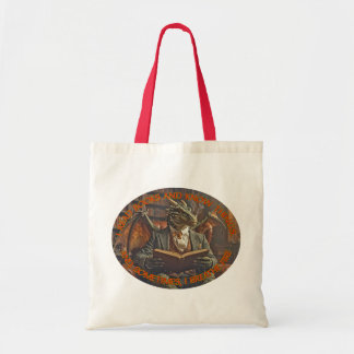 Tote Bag Un dragon lisant pour apprendre et pour le plaisir