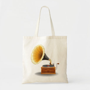 Tote Bag Un gramophone