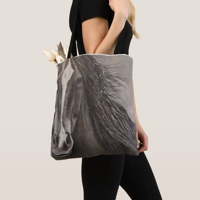 Tote Bag Un grand cadeau pour tous les amateurs de chevaux  (De près)