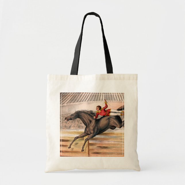 Tote Bag Un Interprète De Cirque À Cheval De Voûte (Devant)