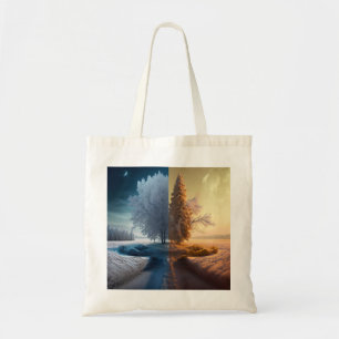 Tote Bag Un jour en hiver