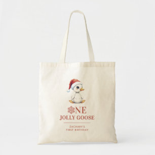 Tote Bag Un joyeux oie personnalisé pour un premier anniver