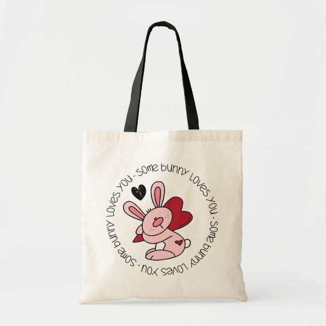 Tote Bag Un Lapin T'Aime (Devant)