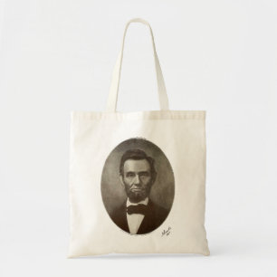 Tote Bag un lincoln 1864 signature ovale portrait 2000 sv