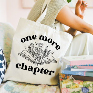 Tote Bag Un livre de chapitre de plus Lover dit :