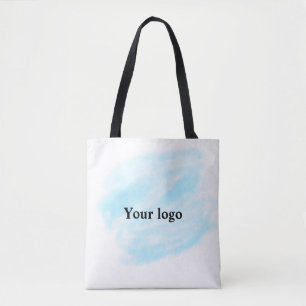 Tote Bag Un logo personnalisé simple et élégant ici compagn