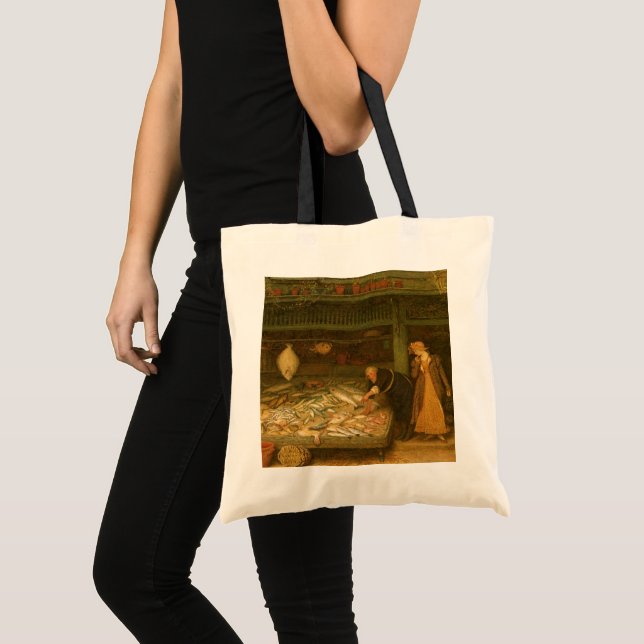 Tote Bag Un magasin de pêcheurs par Frederick Walker (Devant (produit))