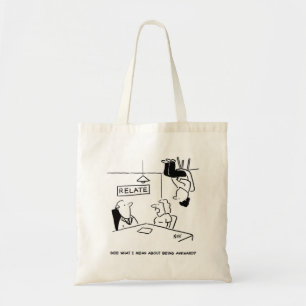 Tote Bag Un mari maladroit assis au plafond