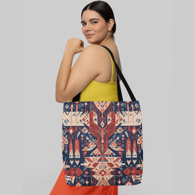 Tote Bag Un motif abstrait dynamique et complexe (Créateur téléchargé)