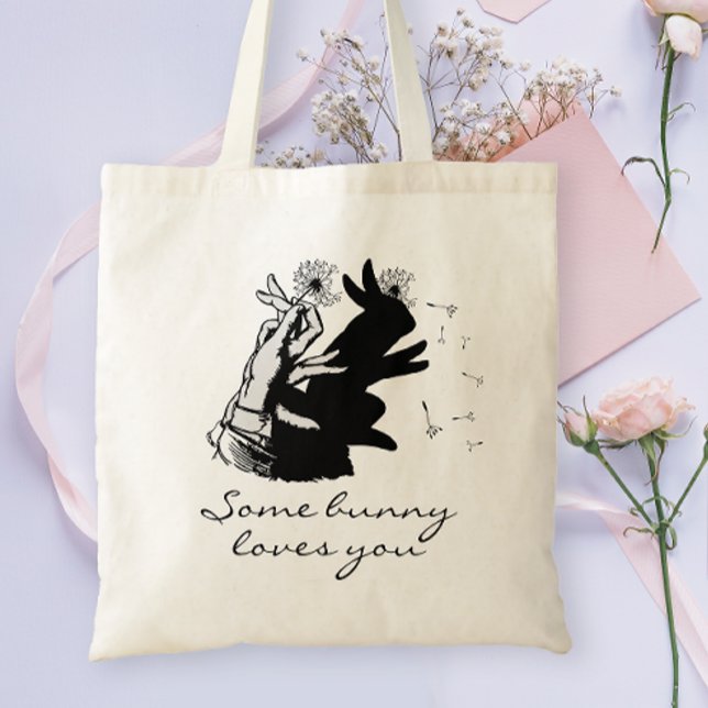 Tote Bag Un Petit Grotte Cute Lote Pun Et Black Shadow Vint (Créateur téléchargé)
