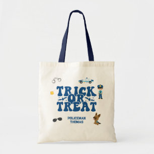 Tote Bag Un policier personnalisé pour enfants Bac ou trait