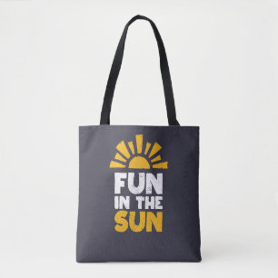 Tote Bag Un signe qui dit plaisir sur le soleil