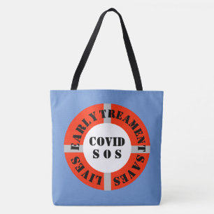 Tote Bag Un traitement précoce sauve des vies Fourre-tout
