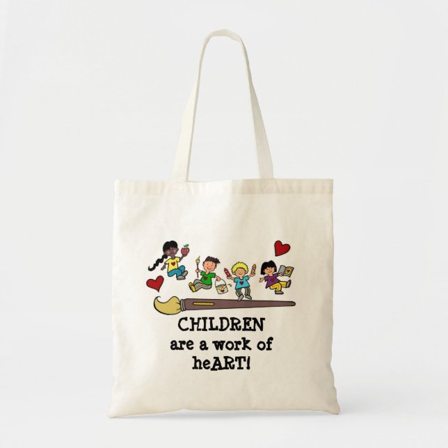 Tote Bag Un travail de coeur (Devant)