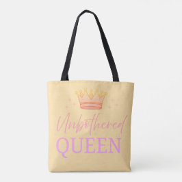 Tote Bag Unbothered Queen Tote Shopping Bag