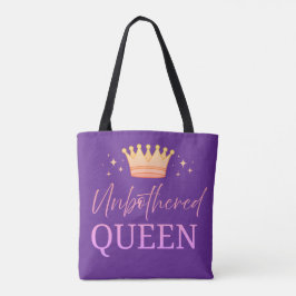 Tote Bag Unbothered Queen Tote Shopping Bag