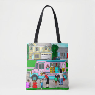 Tote Bag Une chaude journée d'été   Une illustration fantas