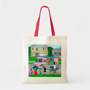 Tote Bag Une chaude journée d'été   Une illustration fantas