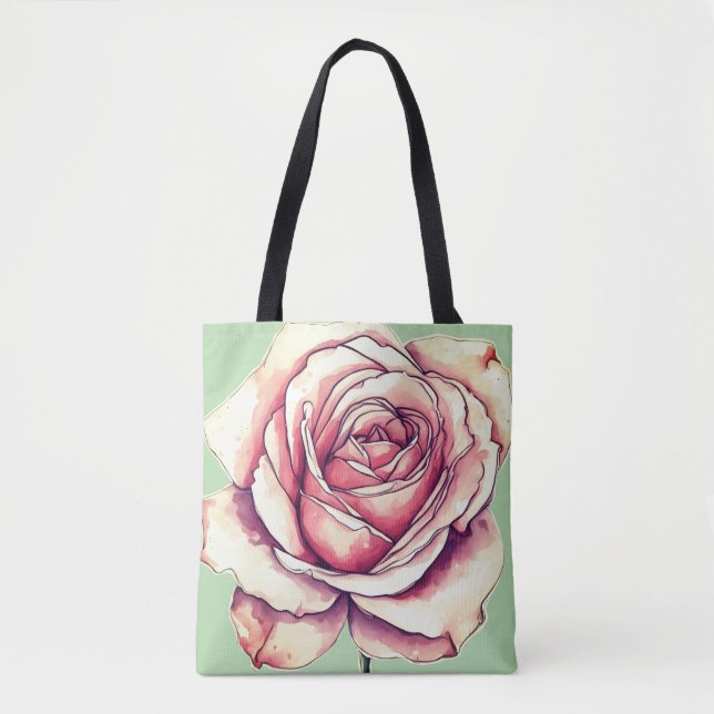 Tote Bag Une chose c'est Rose (Devant)