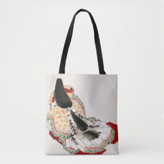 Tote Bag Une dame dans un kimono de Kono Bairei