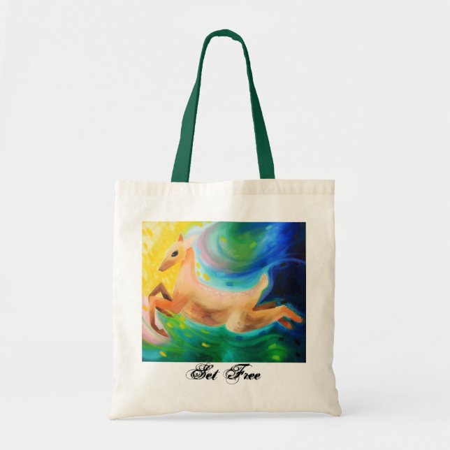 Tote Bag Une épicerie libre figée Fourre-tout de daine (Devant)