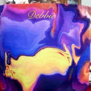 Tote Bag Une explosion de violet et de jaune