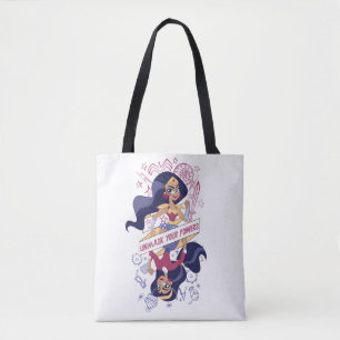 Tote Bag Une Femme Merveilleuse Démasque Vos Pouvoirs