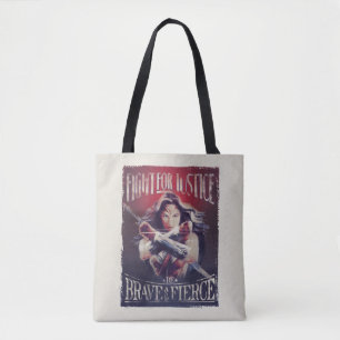 Tote Bag Une Femme Qui Se Bat Pour La Justice