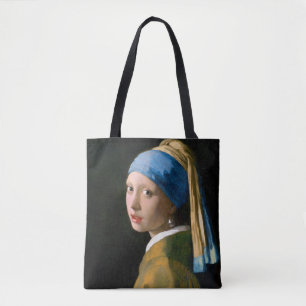 Tote Bag Une fille à la perle, Johannes Vermeer, 1665
