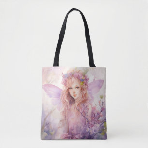 Tote Bag Une jolie fée printanière