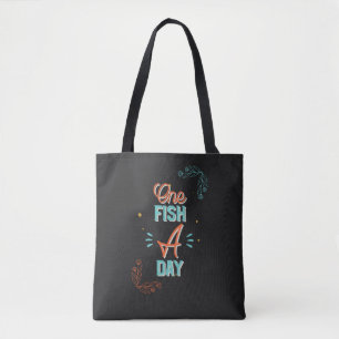 Tote Bag Une lettre de poisson par jour